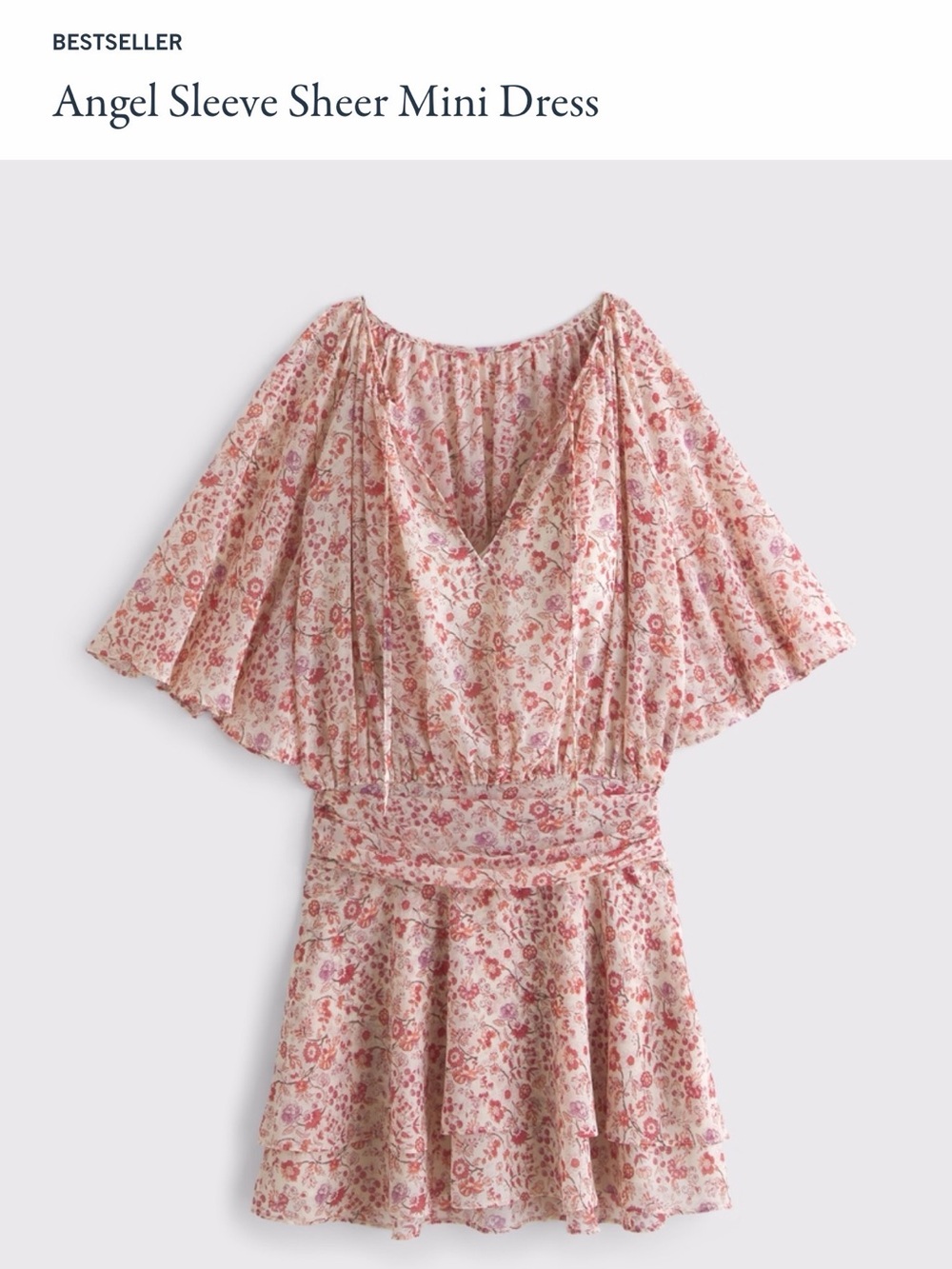 Abercrombie Angel Sleeve Dress